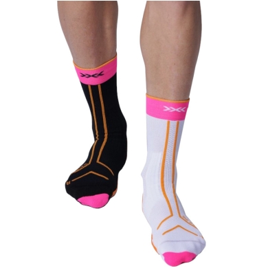 X-Socks Laufsocke Trailrun Terraskin Expert Crew mehrfarbig schwarz/weiss Herren - 1 Paar