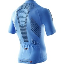 X-Bionic Bike TWYCE Short Sleeve Full Zip 2016 blau Herren