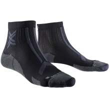 X-Socks Laufsocke Trailrun Discover Ankle (für Traillaufe) schwarz/charcoal Herren - 1 Paar