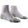 X-Socks Laufsocke Trailrun Discover Ankle (für Traillaufe) weiss/grau Herren - 1 Paar