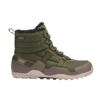 Xero Shoes Minimal-Winterstiefel Alpine Snow Boot (warm, wasserdicht, gefüttert) dunkelgrün Herren