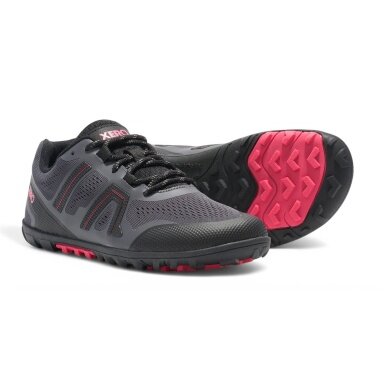 Xero Shoes Minimal-Travelschuhe Mesa Trail II asphaltgrau/berry Damen