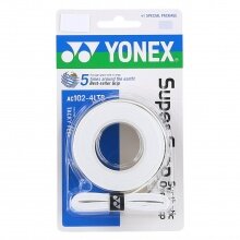 Yonex Overgrip Super Grap 0.6mm weiss 3+1er