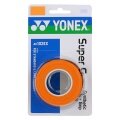 Yonex Overgrip Super Grap 0.6mm (Komfort/glatt/leicht haftend) orange 3er