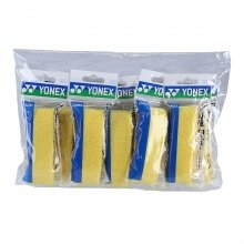 Yonex Overgrip Frottee Grip (Übergriffband) gelb- 10 Stück im Beutel