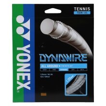 Yonex Tennissaite Dynawire 1.25mm (Touch+Haltbarkeit) weiss/silber 12m Set