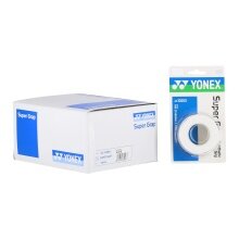 Yonex Overgrip Super Grap 0.6mm (leicht haftend + Komfort) weiss 10x3er Box
