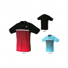 Yonex Sport-Polo Stripe #18 schwarz/rot Herren