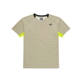 Yonex Sport-Tshirt Crew Neck Tennis Year Round (100% Polyester) 2026 khaki Herren