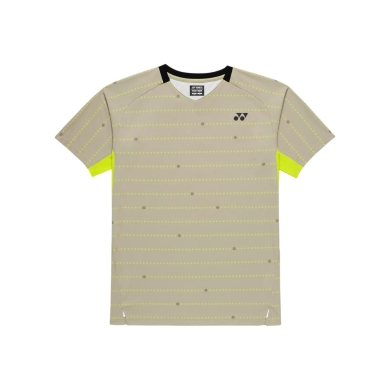 Yonex Sport-Tshirt Crew Neck Tennis Year-Round (100% Polyester) 2026 khaki Herren