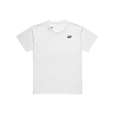 Yonex Sport-Tshirt Club Practice 10728J (100% Polyester) 2026 weiss Jungen