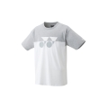 Yonex Trainings-Tshirt Logo #22 (Baumwolle) weiss/grau Herren