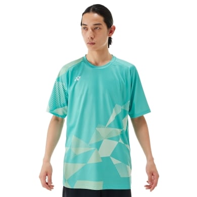 Yonex Sport-Tshirt Practice Graphic 16744 (100% Polyester) 2025 mintgrün Herren