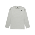 Yonex Tennis-Langarmshirt Practice (100% Polyester) 2026 silbergrau Herren