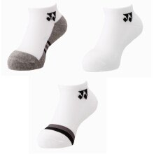 Yonex Sportsocken Sneaker Low Cut 19235J 2025 weiss Kinder - 3 Paar