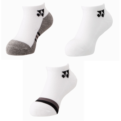 Yonex Sportsocken Sneaker Low Cut 19235J 2025 weiss Kinder - 3 Paar