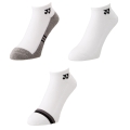 Yonex Sportsocken Sneaker Sport Low Cut 2025 weiss/grau Herren - 3 Paar