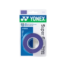 Yonex Overgrip Super Grap 0.6mm (Komfort/glatt/leicht haftend) lila 3er