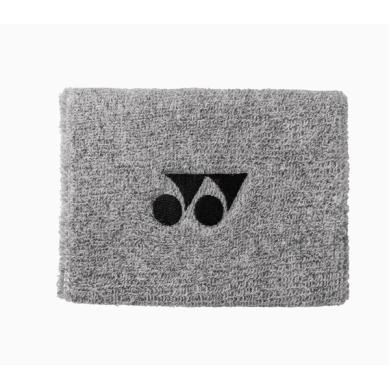 Yonex Schweissband Handgelenk Yonex Logo Mitte 10x8cm grau 1er
