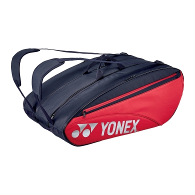Yonex Racketbag Team Raquet 2023 (Schlägertasche, 3 Hauptfächer, Schuhfach) rot 12er