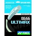 Besaitung mit Badmintonsaite Yonex BG 66 Ultimax weiss