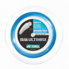 Yonex Badmintonsaite BG 66 Ultimax (Power+Komfort) blau 200m Rolle