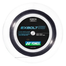 Yonex Badmintonsaite Exbolt 63 (Kontrolle) schwarz 200m Rolle