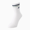 Yonex Sportsocke Crew 2025 weiss/navyblau - 1 Paar