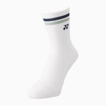 Yonex Sportsocke Crew 2025 weiss/navyblau - 1 Paar