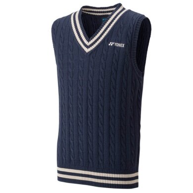 Yonex Weste Sweater mit V-Ausschnitt indigoblau Jungen