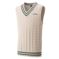 Yonex Weste Sweater mit V-Ausschnitt beige Jungen
