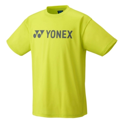 Yonex Sport-Tshirt Practice YJ0046 Big Logo (100% Polyester) 2025 gelb Jungen
