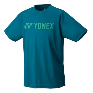 Yonex Sport-Tshirt Practice YJ0046 Big Logo (100% Polyester) 2025 blaugrün Jungen
