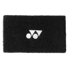 Yonex Schweissband Handgelenk Jumbo Logo Mitte 14x8cm schwarz 1er