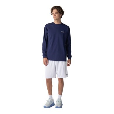 Yonex Langarmshirt Practice (100% Baumwolle) 2026 navyblau Herren