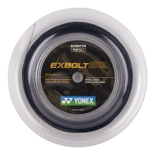 Yonex Badmintonsaite Exbolt 68 (Haltbarkeit) schwarz 200m Rolle