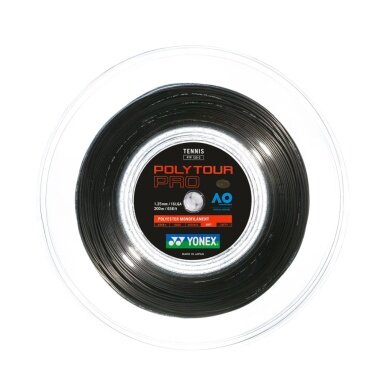 Yonex Tennissaite Poly Tour Pro (Haltbarkeit+Touch) graphitegrau 200m Rolle