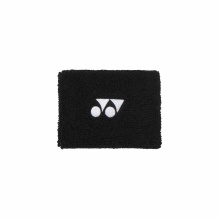 Yonex Schweissband Handgelenk Yonex Logo Mitte 10x8cm schwarz 1er