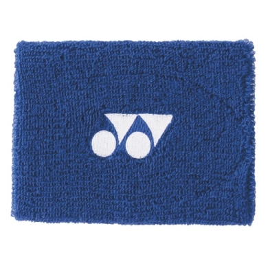 Yonex Schweissband Handgelenk Yonex Logo Mitte 10x8cm blau/weiss 1er