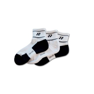 Yonex Sportsocken Ankle Indoor weiss/schwarz Herren - 3 Paar