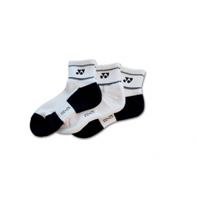 Yonex Sportsocken Ankle Indoor weiss/schwarz Herren - 3 Paar