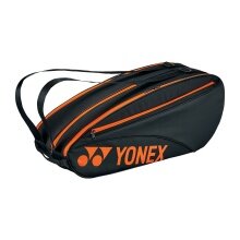 Yonex Racketbag Team Raquet 2023 (Schlägertasche, 2 Hauptfächer) schwarz/orange 6er