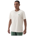 Yonex Sport-Tshirt Nature (Baumwolle) 2024 offweiss Herren