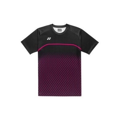 Yonex Sport-Tshirt Practice Print 16861 (100% Polyester) 2026 schwarz Herren