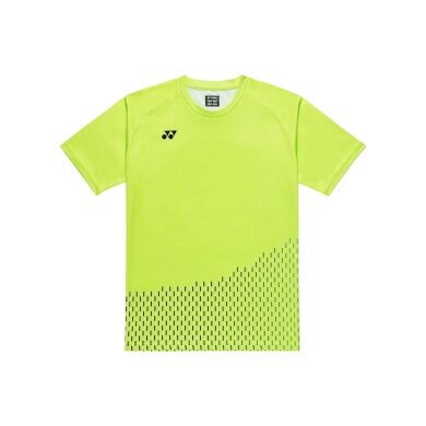 Yonex Sport-Tshirt Practice Print 16863 (100% Polyester) 2026 fresh limegrün Herren