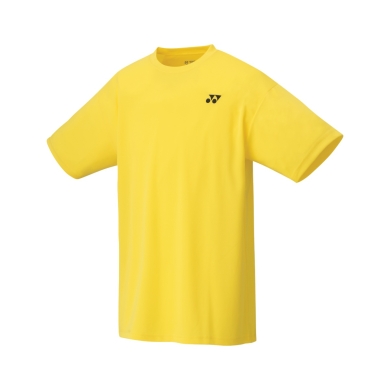 Yonex Trainings-Tshirt Small Logo LS0024 (100% Polyester) 2025 gelb Herren