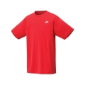 Yonex Trainings-Tshirt Small Logo LS0024 (100% Polyester) 2025 rot Herren