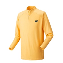 Yonex Tennis-Langarmshirt 1/2 Zip Club Team gelb Herren