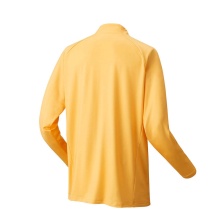 Yonex Tennis-Langarmshirt 1/2 Zip Club Team gelb Herren