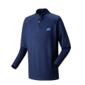 Yonex Tennis-Langarmshirt 1/2 Zip Club Team marineblau Herren